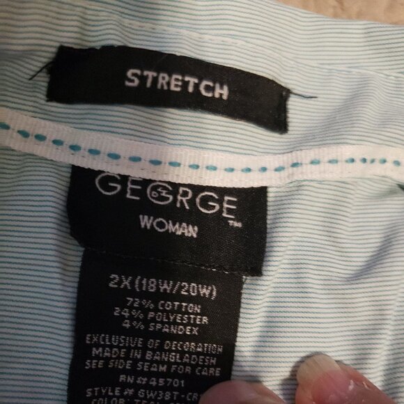 George Woman Button front Blouse - Picture 3 of 6